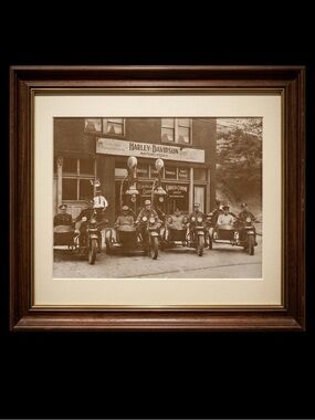 Vintage 1920s Harley-Davidson Dealership   photo 11x14